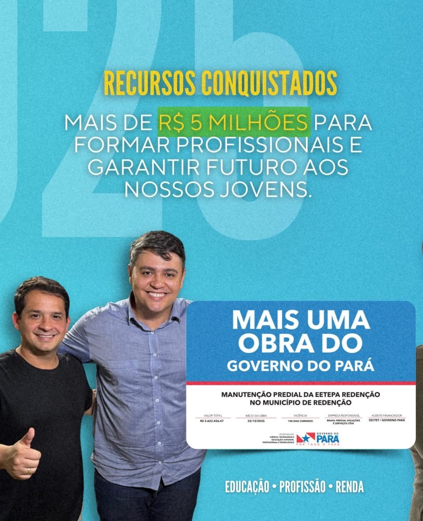 Escola Técnica de Redenção — R$ 5,6 milhões em manutenção predial