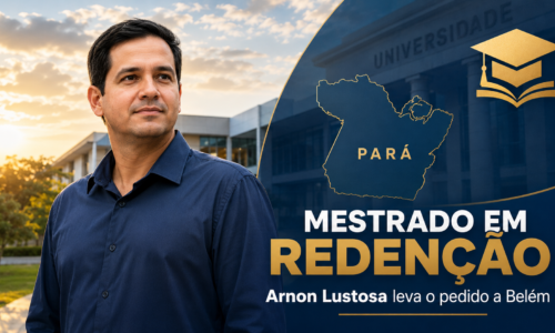 Arnon Lustosa vai a Belém e solicita implantação de curso de Mestrado em Redenção